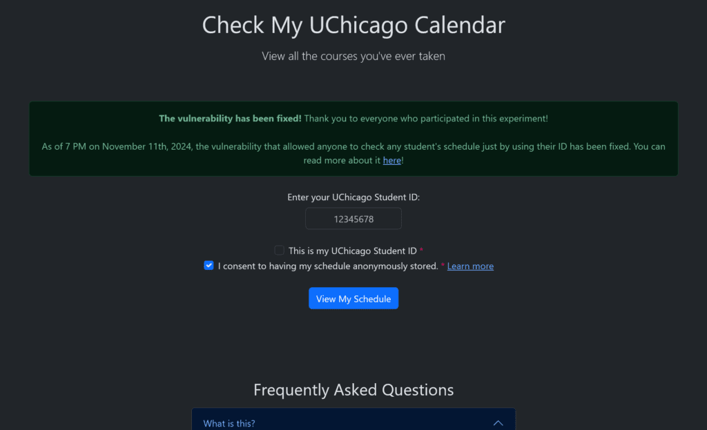 screenshot of https://andreithuler.com/uchicagocalendar/